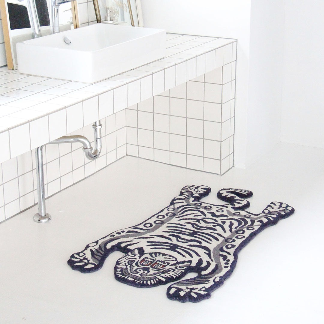 Detail Tibetan Tiger Rug 藏虎地毯