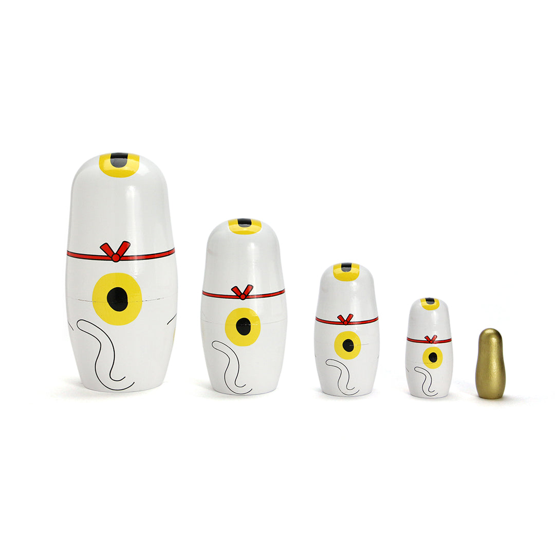 MIDORI KOMATSU Lucky Cat 招財貓俄羅斯娃娃