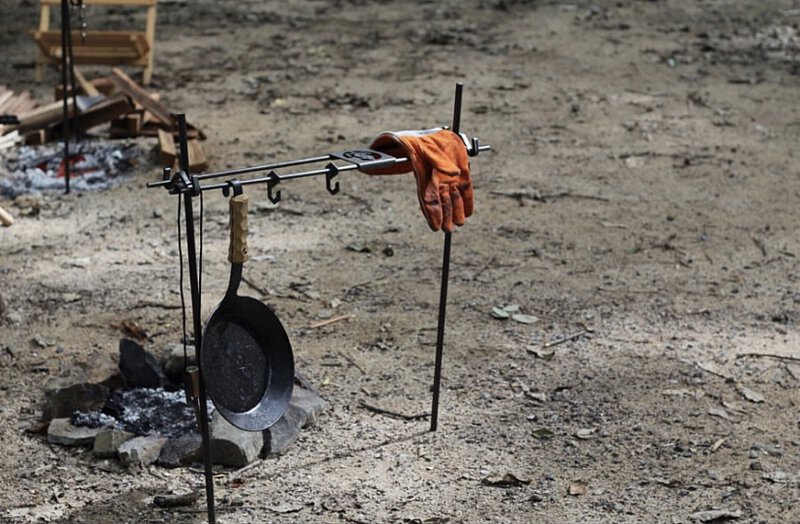 SomAbito 焚火兩用陣幕 & ㄇ型焚火鐵架