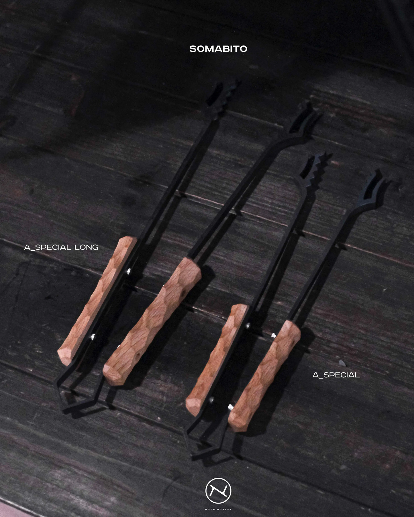 SomAbito x Asimocrafts SOMATONG A special / A special L 木柄鐵夾