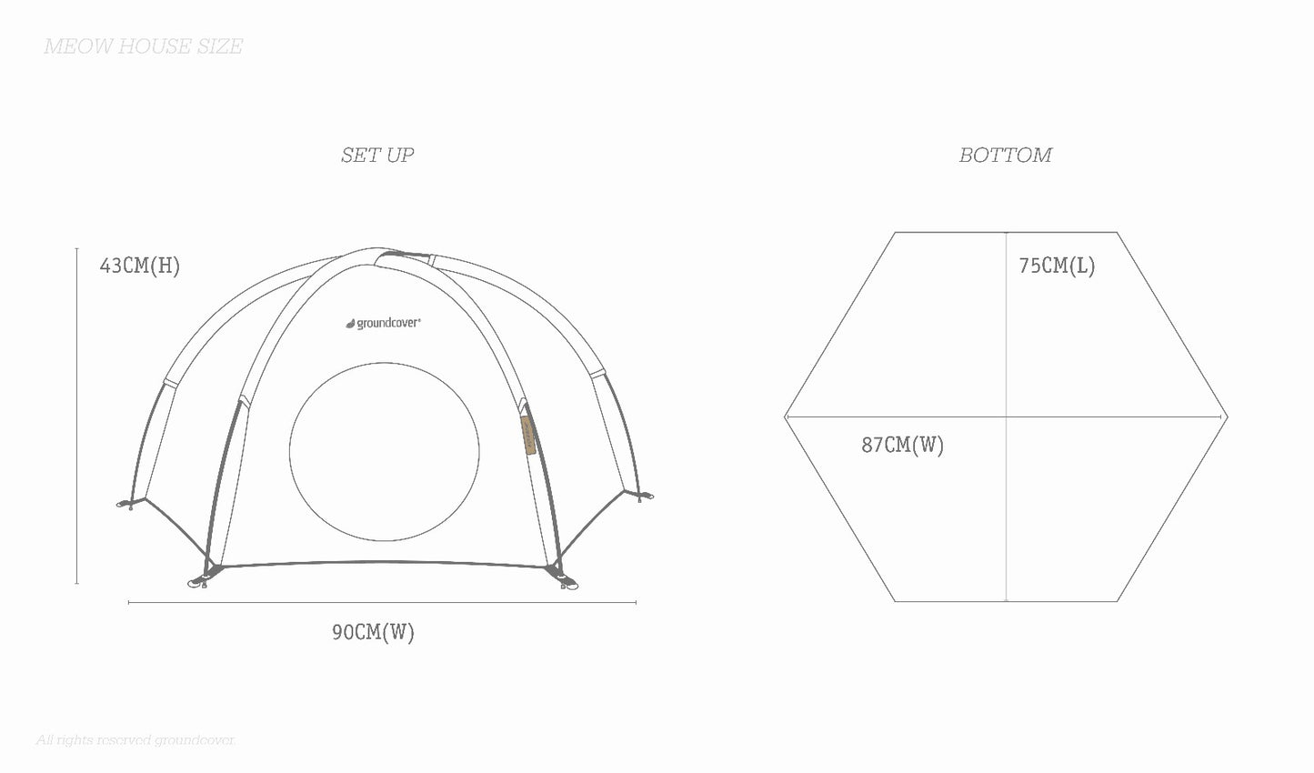 Groundcover Meowhouse 貓營