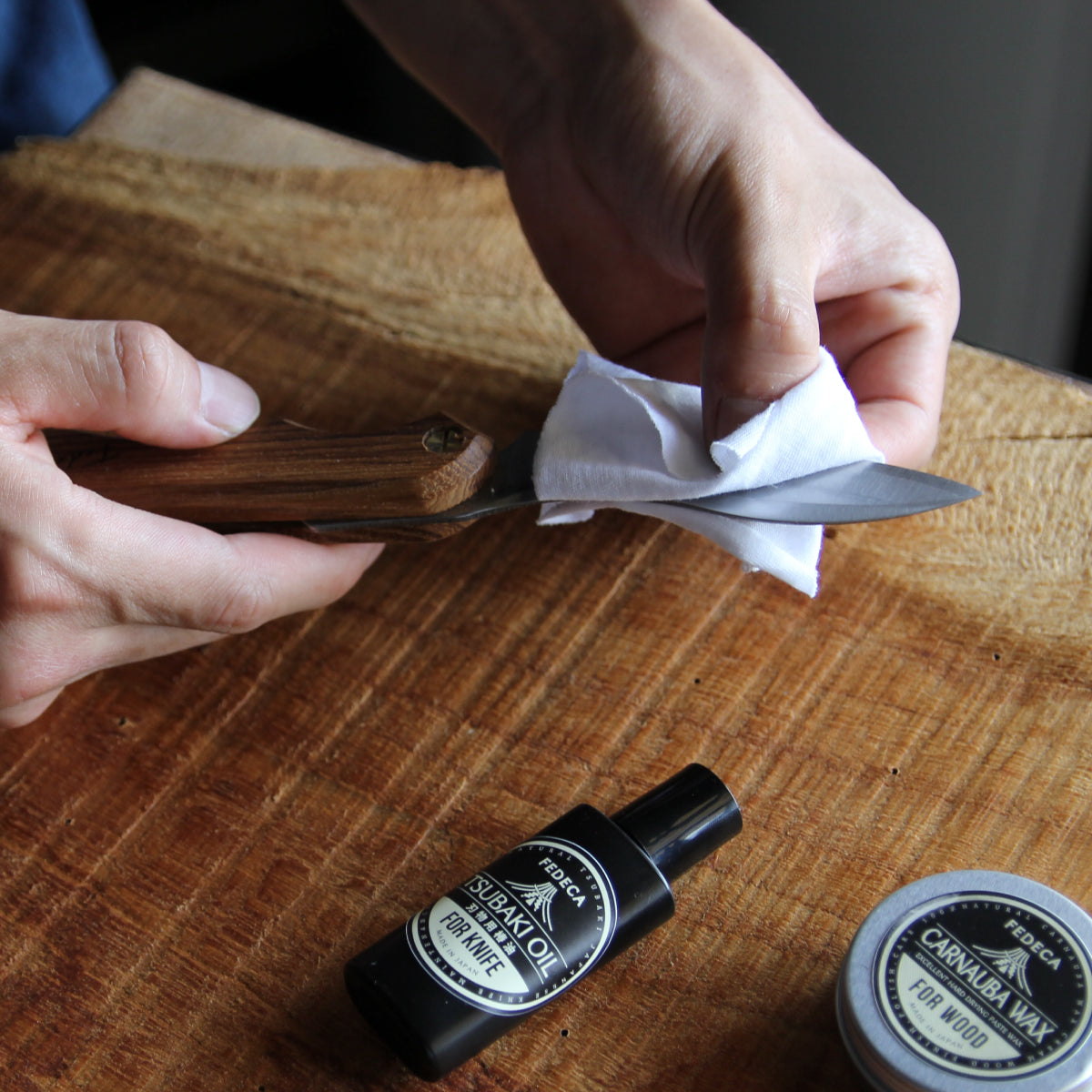 Fedeca Outdoor 刃物用椿油 20ml (100%天然椿油)