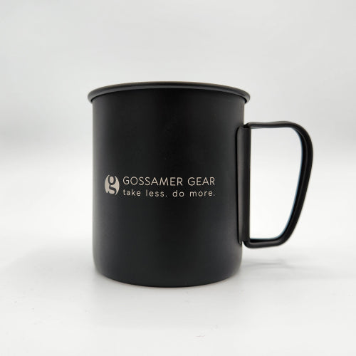 Gossamer Gear Titan Single Mug Black 輕量黑鈦金屬杯