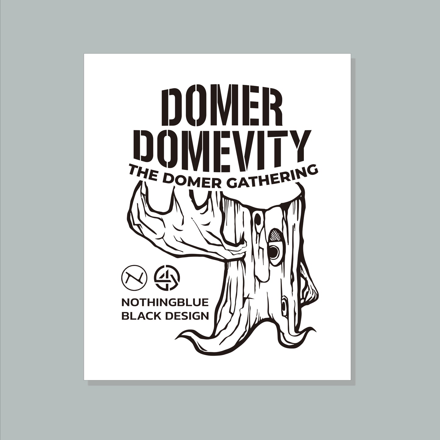 Nothingblue x Black Design Dome 轉印貼紙