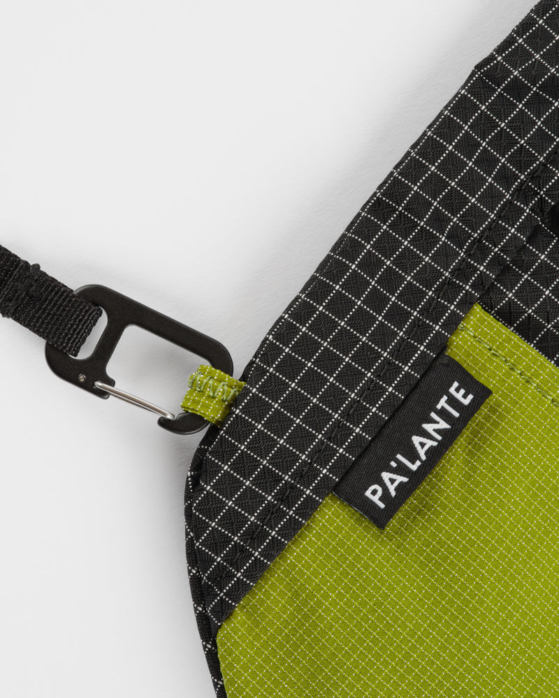 Pa’lante Packs Side bag 斜孭小袋 [Black gridstop / lichen uhmwpe grid mesh]