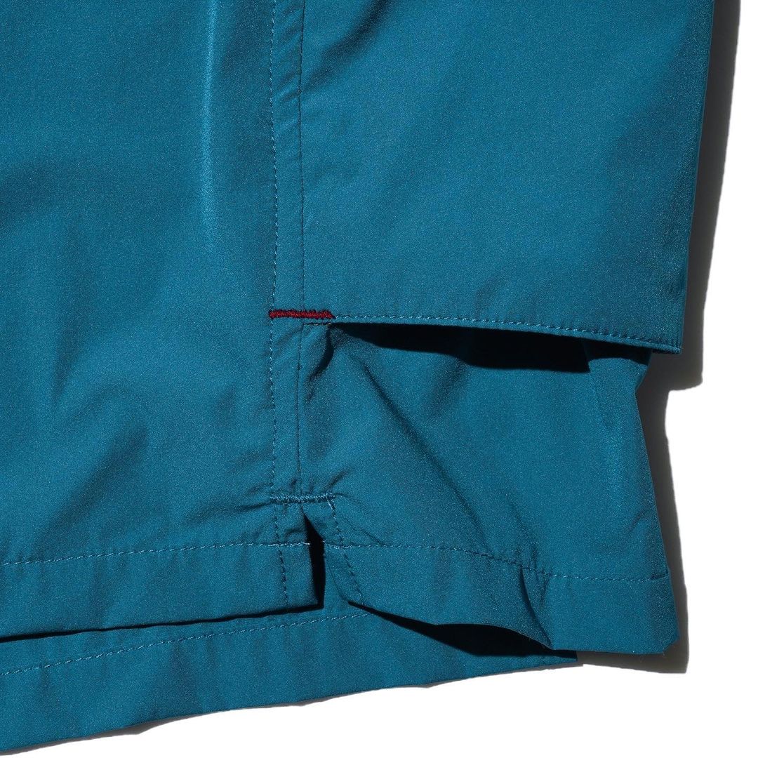 PROJMT Side Pockets Open Collar Shirt Lake Blue恤衫