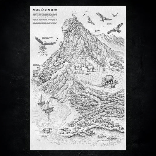MOUNT DIMENSION The Baseplane N22-495 地布