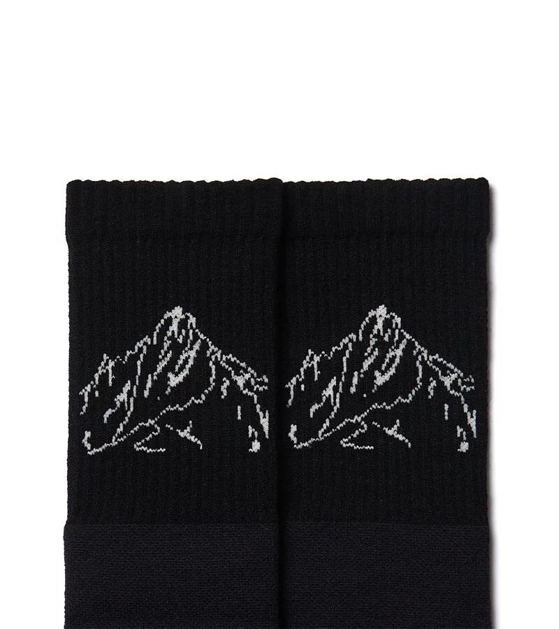 Hanchor x Nozzle Quiz Forest trail wool hiking socks