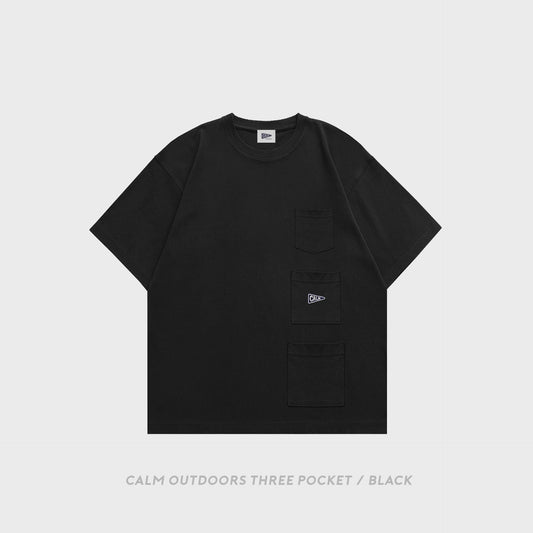 Calmoutdoors 3 Pocket Oversize Tee