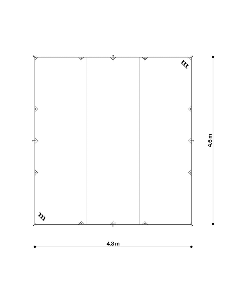 Muraco Recta Gray 6 spark Tarp Canopy – Nothingblue