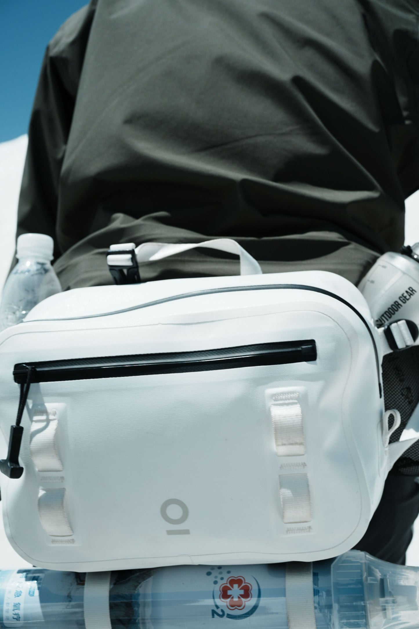 Syzygy Outdoor Gear Seamless Waistpack [Glacier White] with Double sided TPU 防水腰包