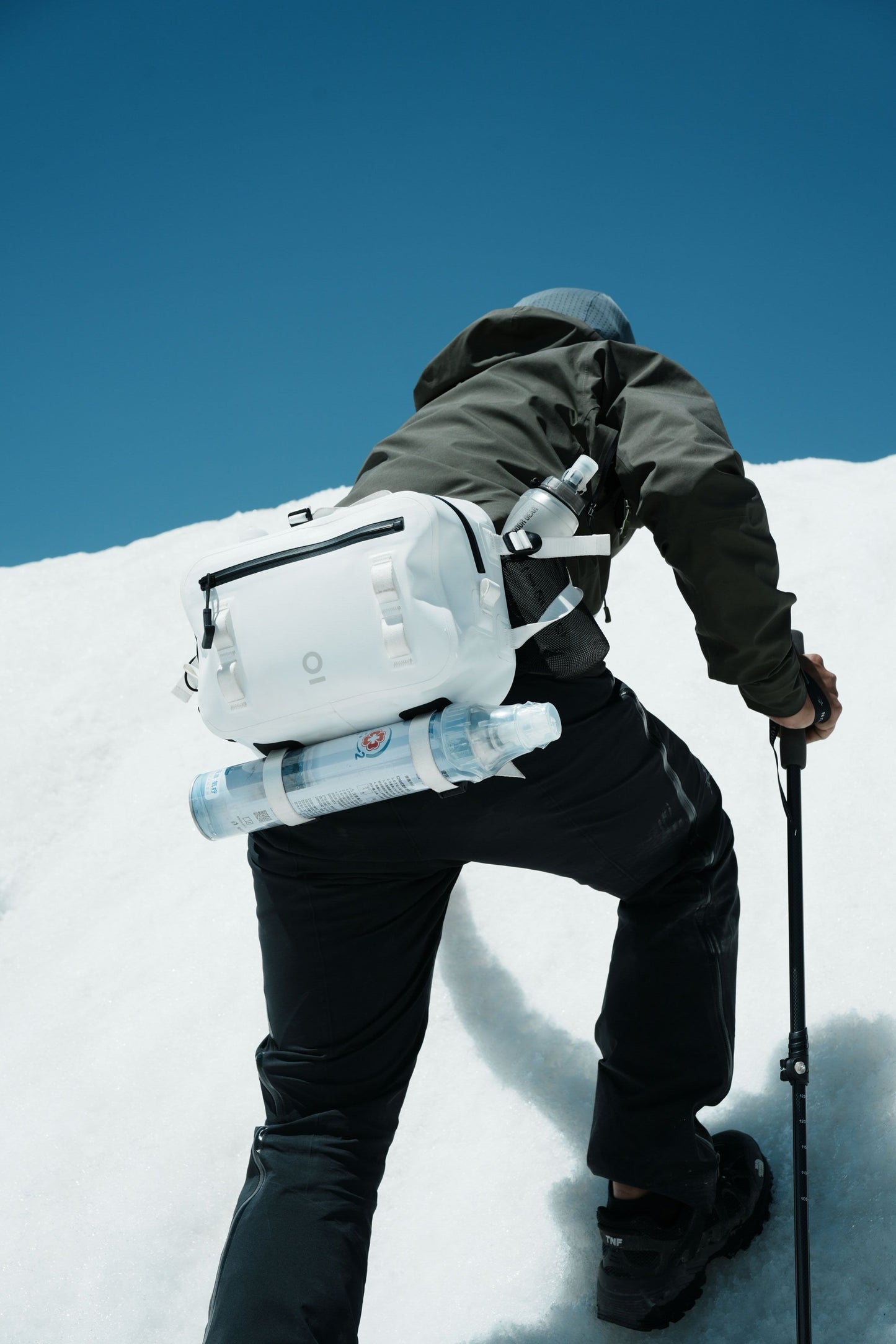 Syzygy Outdoor Gear Seamless Waistpack [Glacier White] with Double sided TPU 防水腰包