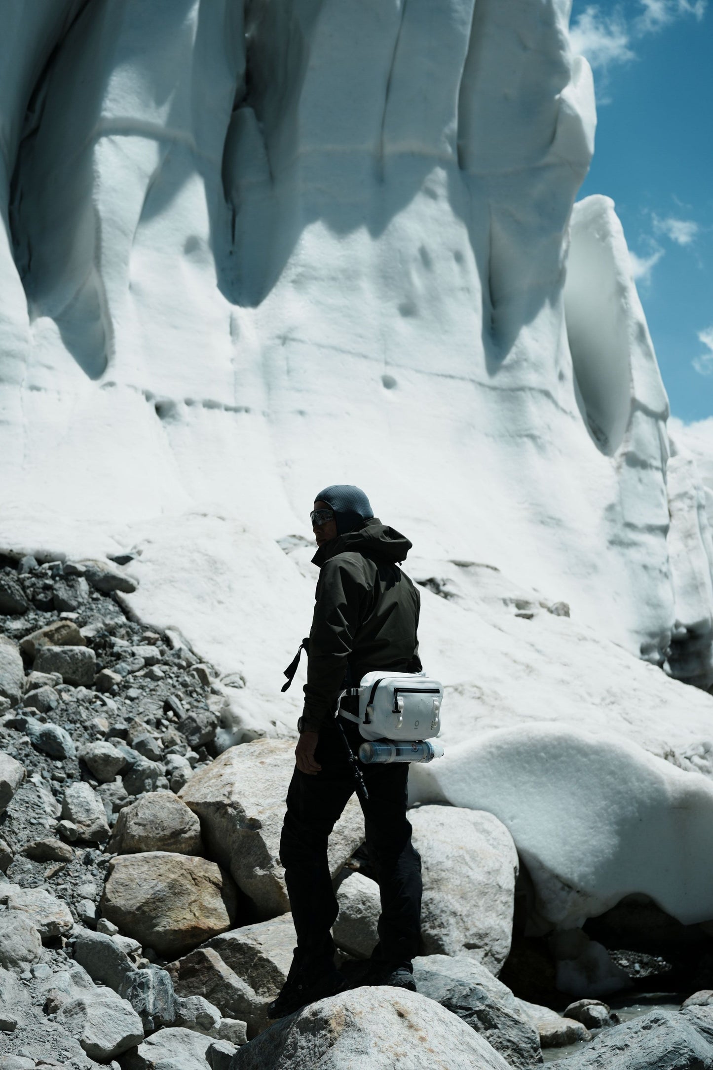 Syzygy Outdoor Gear Seamless Waistpack [Glacier White] with Double sided TPU 防水腰包