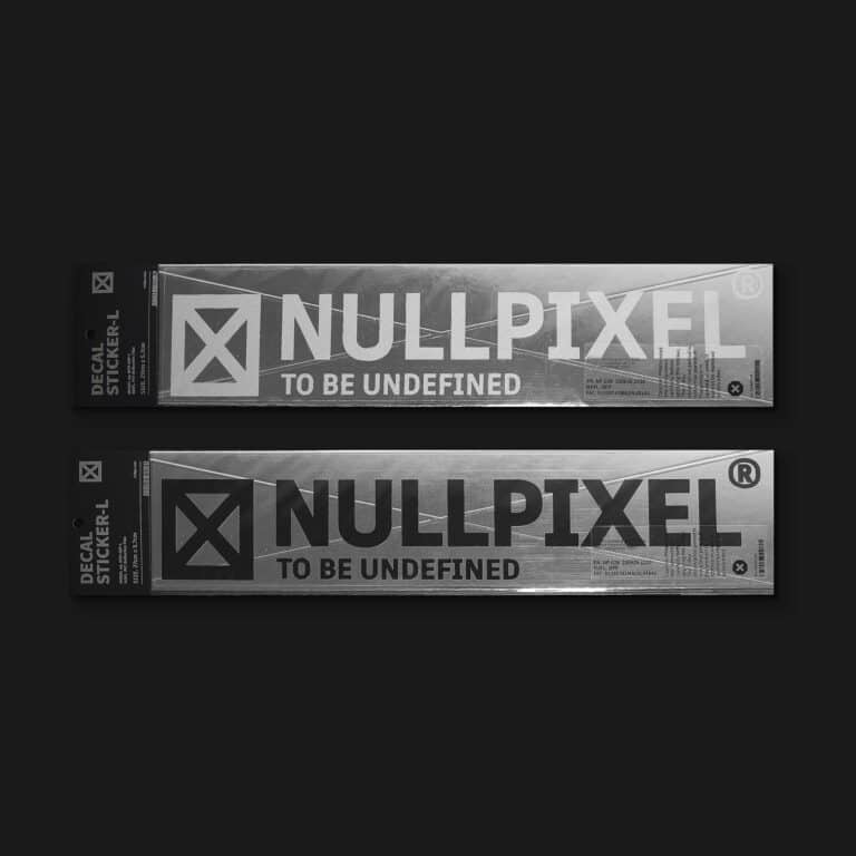 NullPixel DECAL STICKER 貼紙 [S/M/L]