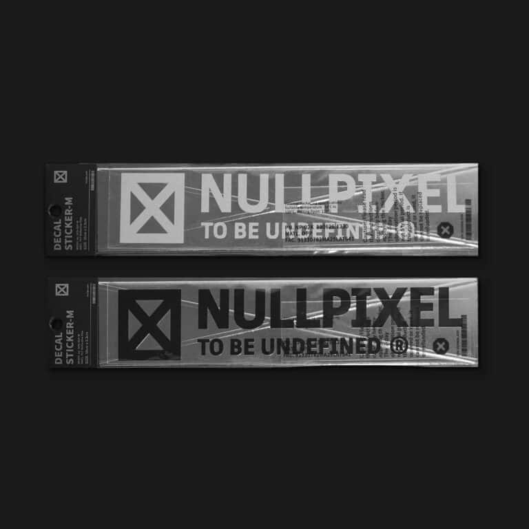 NullPixel DECAL STICKER 貼紙 [S/M/L]