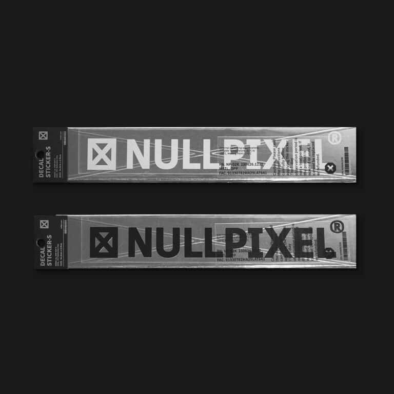 NullPixel DECAL STICKER 貼紙 [S/M/L]