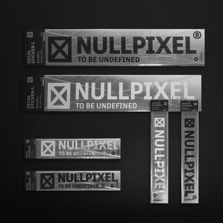NullPixel DECAL STICKER 貼紙 [S/M/L]