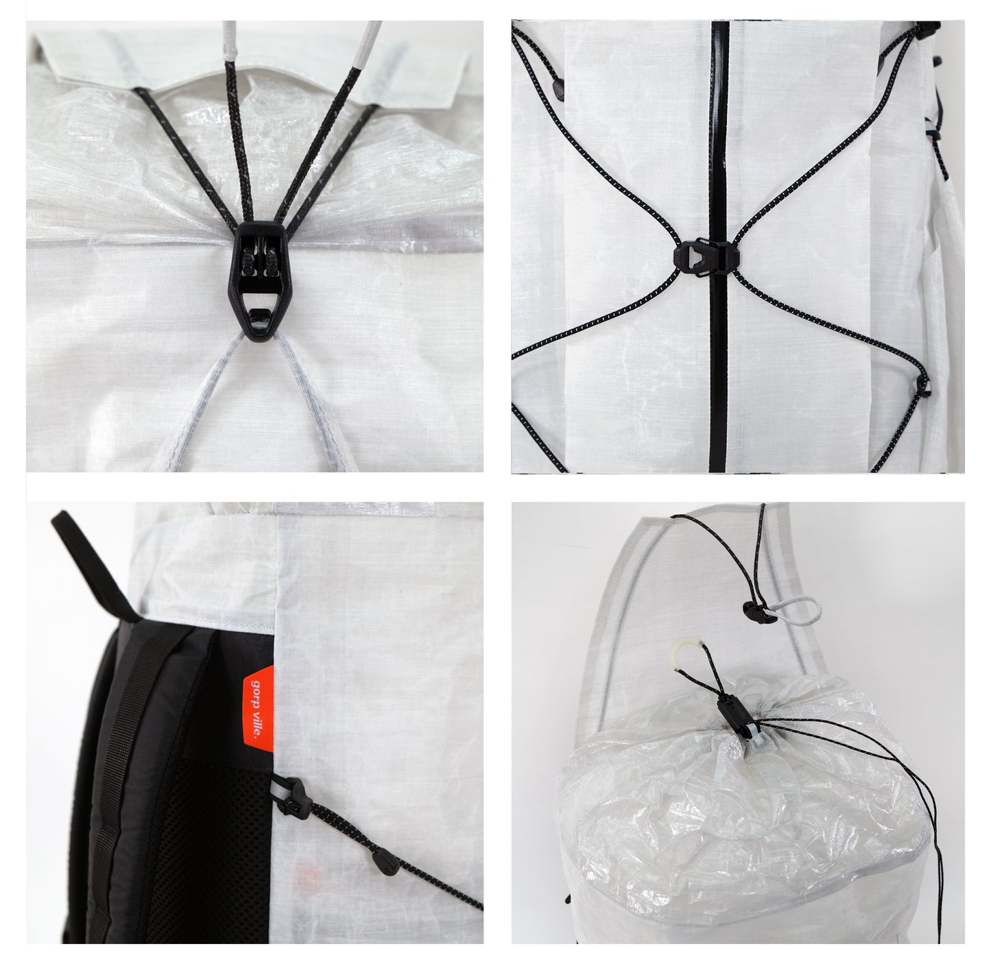 Gorp ville GB-05 DYNEEMA® 反光版 / WHITE 30L