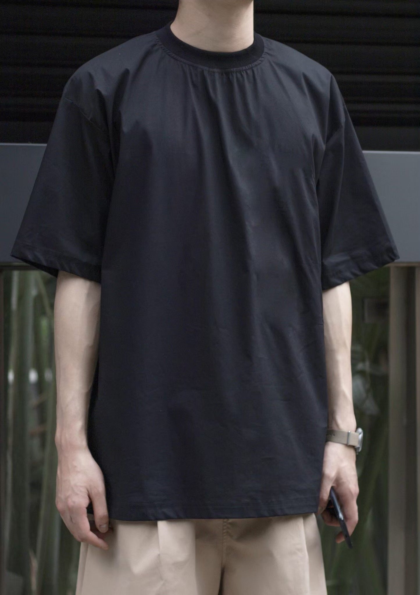 Calmoutdoor Nylon Ripstop Tee 防撕裂性能T恤 [Black]