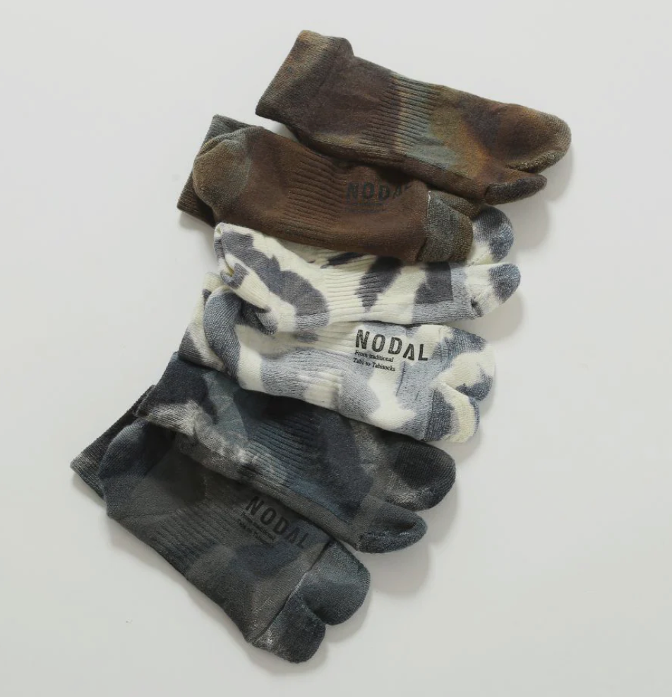 Dverg x Nodel - Outside Field Socks - tabi socks