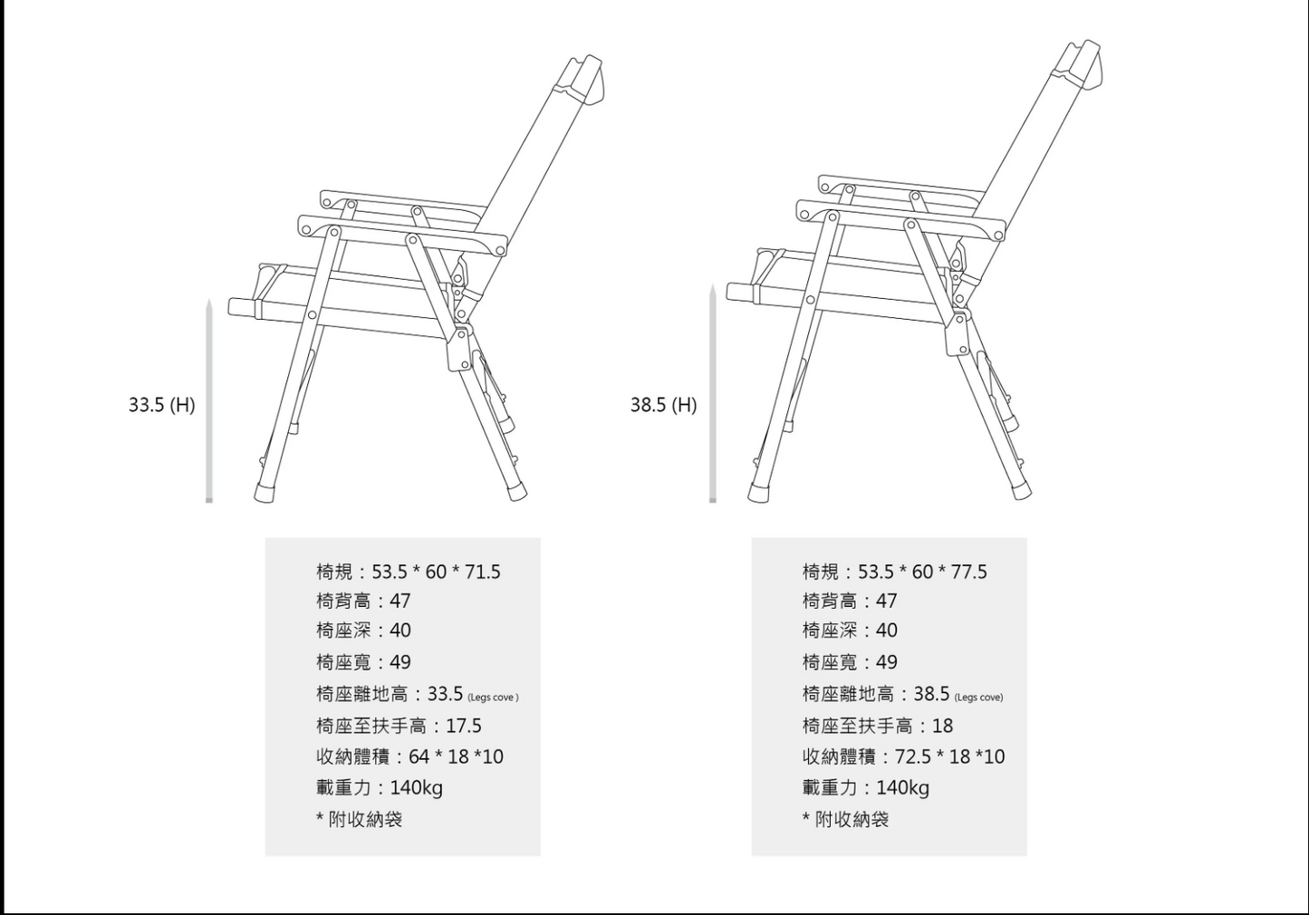 BLACK DESIGN 武椅高版[菱格version]